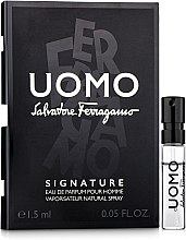 Парфумерія, косметика Salvatore Ferragamo Uomo Signature - Парфумована вода (пробник)