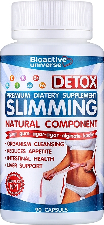 Биоактивная пищевая добавка для похудения Slimming Detox - Bioactive Universe — фото N1