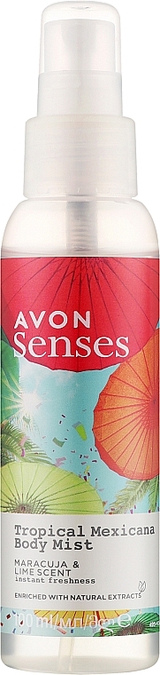 Мист для тела - Avon Senses Tropical Mexicana Body Mist — фото N1