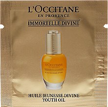 Духи, Парфюмерия, косметика Масло для лица - L'Occitane Immortelle Divine Youth Oil (пробник)