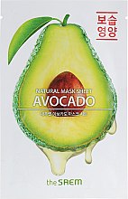 Тканевая маска с экстрактом авокадо - The Saem Natural Avocado Mask Sheet — фото N3