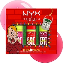 Набір для макіяжа губ - NYX Professional Makeup Home Alone Fat Oil Lip Drip Trio (3xlip/oil/4.8ml) — фото N3