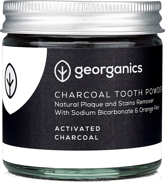 Натуральный зубной порошок - Georganics Activated Charcoal Natural Toothpowder — фото N1