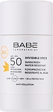 Духи, Парфюмерия, косметика Солнцезащитный невидимый прозрачный стик для лица и тела SPF 50 - Babe Laboratorios Sun Protection