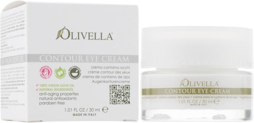 Крем для шкіри навколо очей - Olivella Contour Eye Cream — фото N1