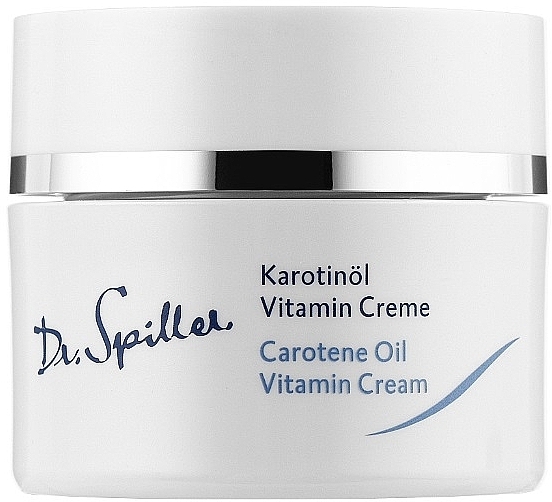 Крем для сухої шкіри обличчя  - Dr. Spiller Carotene Oil Vitamin Cream (пробник) — фото N1
