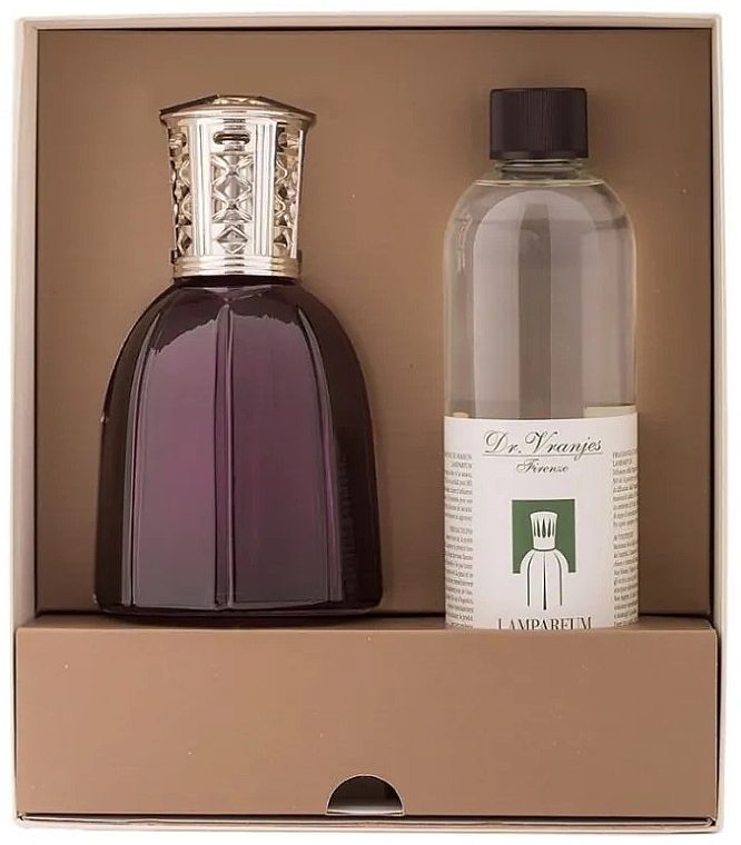 Набір - Dr. Vranjes Lamparfum Viola (aroma/lamp/1pcs + refill/500ml) — фото N1