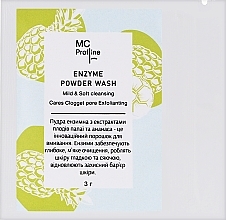 Парфумерія, косметика Ензимна пудра з екстрактами плодів папаї та ананаса - MC Profline Enzyme Powder Wash (пробник)