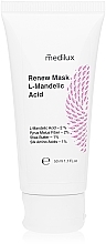 Парфумерія, косметика Маска-скраб з L-мигдалевою кислотою - Medilux Renew Mask L-Mandelic Acid