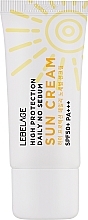 Сонцезахисний крем для обличчя - Lebelage High Protection Daily No Sebum Sun Cream — фото N1