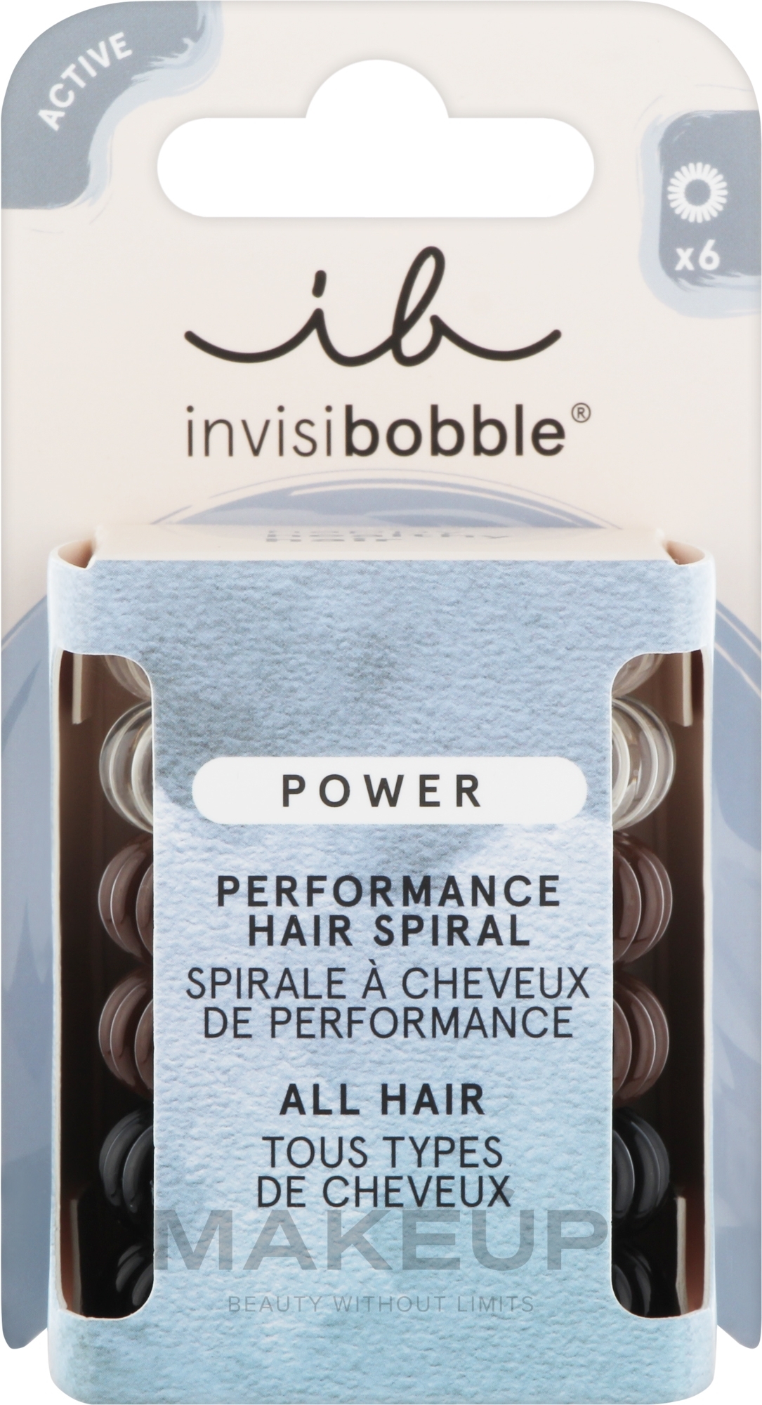 Резинка-браслет для волос, 6 шт. - Invisibobble Power Simply The Best — фото 6шт