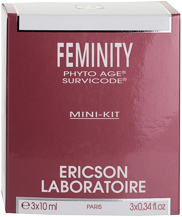 Набор - Ericson Laboratoire Feminity Mini Kit (mask/10ml + cream/10ml + cream/10ml)