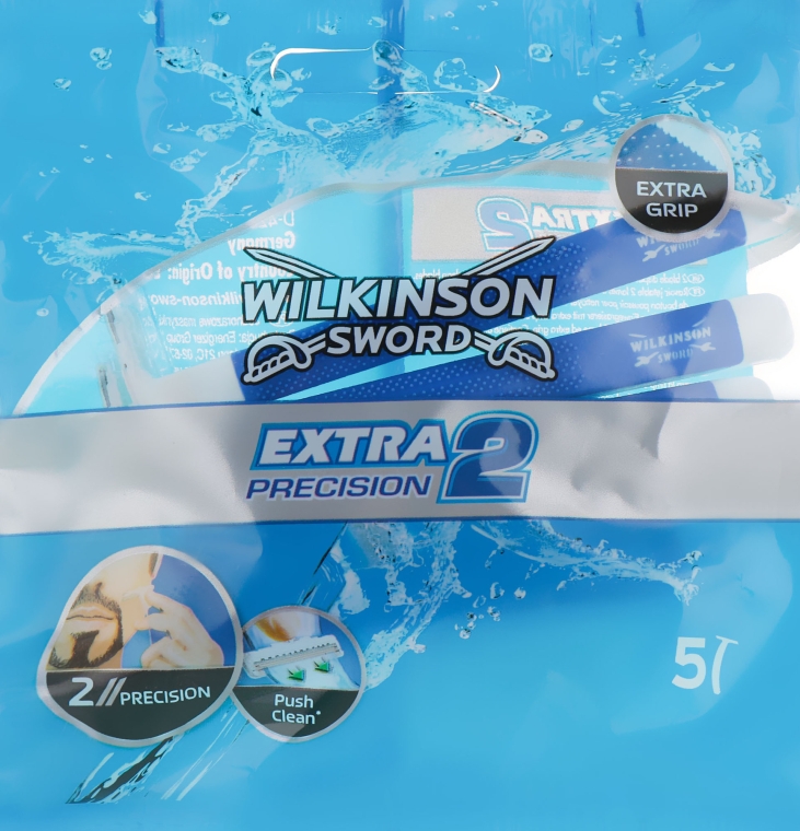 Одноразовые станки, 5 шт - Wilkinson Sword Extra Precision 2 — фото N4