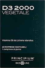 Харчова добавка «Вітамін Д3 2000» - BiosLine Principium D3 2000 — фото N1