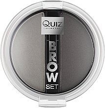 Тени-пудра для бровей - Quiz Cosmetics Brow Set — фото N2