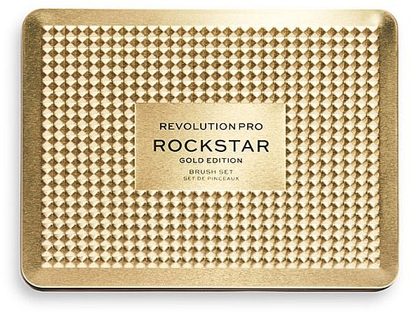 Набір пензликів для макіяжу - Revolution Pro Brush set Rockstar Gold Edition — фото N3