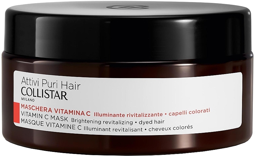 Маска для волос с витамином C - Collistar Attivi Puri Hair Vitamin C Mask — фото N1