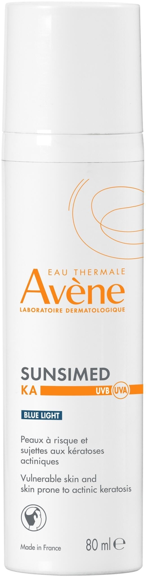 Солнцезащитный лосьон - Avene Sunsimed KA Blue Light — фото 80ml