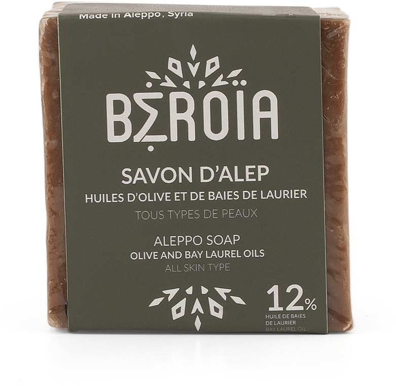 Мило 12% - Beroia Aleppo Soap 12% — фото N1