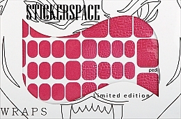 Духи, Парфюмерия, косметика Дизайнерские наклейки для ногтей "Purple Pedi" - StickersSpace