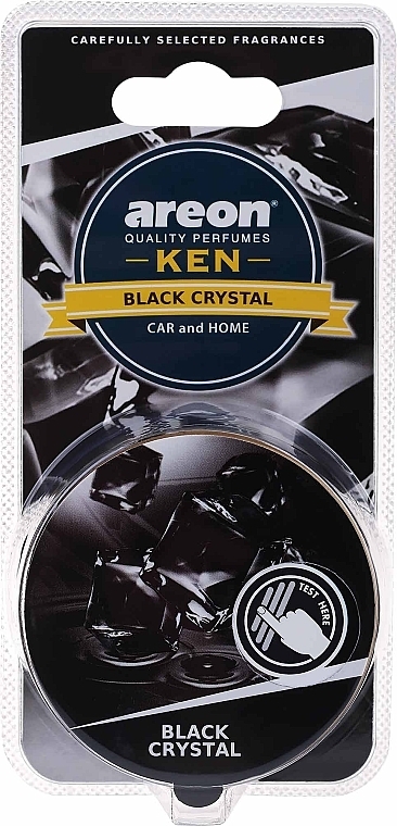 Ароматизатор повітря "Чорний кристал" - Areon Ken Black Crystal — фото N1
