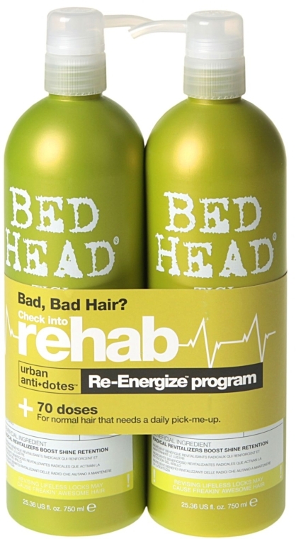 Набор - Tigi Bed Head Re-energize (shm/750ml + cond/750ml)
