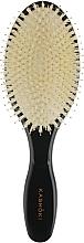 Щетка для волос из натуральной щетины, овальная - Kashoki Smooth White Detangler XL — фото N1