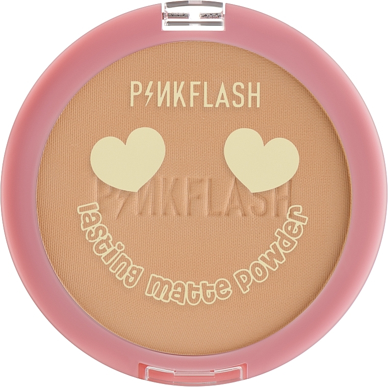 Пудра для обличчя - Pinkflash Lasting Matte Pressed Powder — фото N2