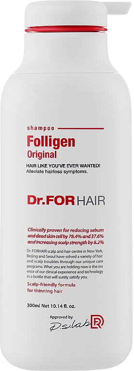 Укрепляющий шампунь против выпадения волос - Dr.FORHAIR Folligen Original Shampoo — фото N2