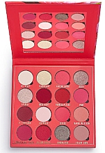 Палетка тіней для повік, 16 кольорів - Makeup Obsession Kisses Eyeshadow Palette — фото N1
