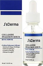 Сироватка для комплексного зволоження з керамідами і колагеном - J’sDerma Collamide Hyaluron Serum — фото N2