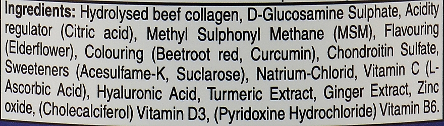 Колаген з D-глюкозаміном, МСМ та хондроїтином, бузина - PureGold Collagen Marha + Joint Complex — фото N2
