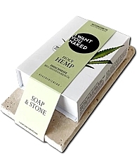 Духи, Парфюмерия, косметика Набор "Soap Stone" - I Want You Naked Set Holy Hemp (soap/100g + soap/holder)