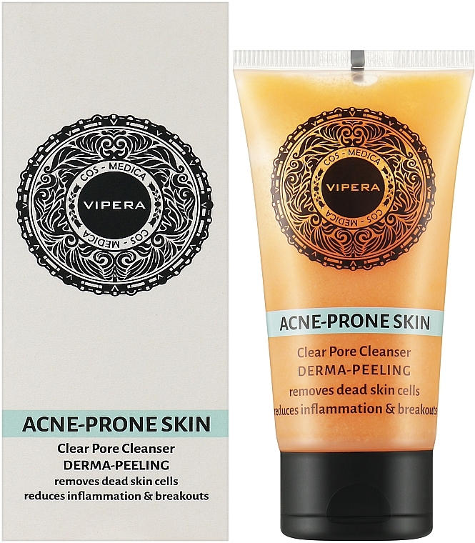 Очищающий пилинг для жирной и комбинированной кожи - Vipera Cos-Medica Acne-Prone Skin Derma-Peeling — фото N2