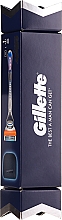 Подарочный набор с дорожной крышкой - Gillette Fusion5 Razor Cracker (razor/1pcs + road cover) — фото N1