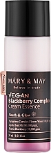 Кремовая увлажняющая антиоксидантная эссенция - Mary & May Vegan Blackberry Complex Cream Essence (мини) — фото N1