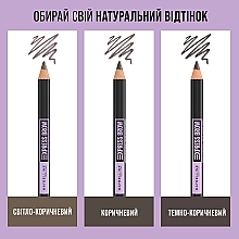 УЦЕНКА Точный карандаш для бровей со щеточкой - Maybelline New York Express Brow Shaping Pencil * — фото N6