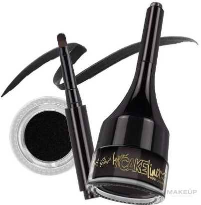 Підводка для очей - L.A. Girl Linkovac Hyper Cake Liner — фото GPP21 - Smoked out Black