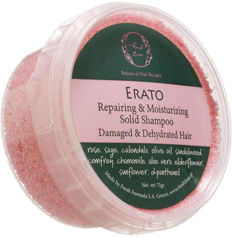 Твердый шампунь для поврежденных и обезвоженных волос - Fresh Line Erato Solid Shampoo — фото N1