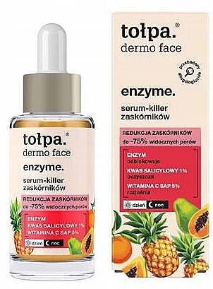 Ферментна сироватка для обличчя - Tolpa Dermo Face Enzyme Killer-Serum Blackhead — фото N1