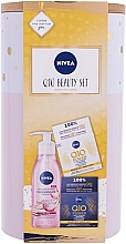 Духи, Парфюмерия, косметика Набор - NIVEA Q10 Beauty Set (day/cr/50ml + night/cr/50ml + oil/150ml + jar/1pcs)