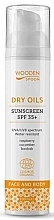 Солнцезащитный лосьон для лица и тела - Wooden Spoon Dry Oils Sunscreen SPF 35 — фото N1