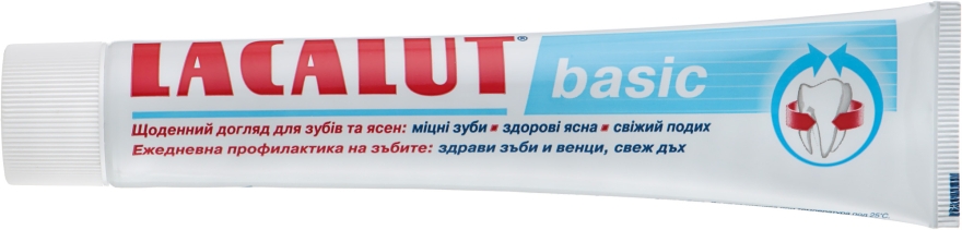 Зубна паста "Basic" - Lacalut  — фото N2