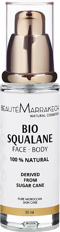 Сквалан з цукрової тростини для обличчя й очей - Beaute Marrakech Squalane — фото N1