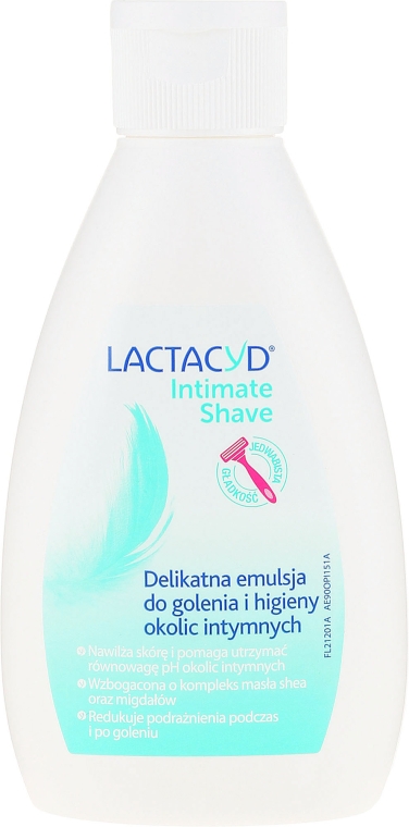 Делікатна емульсія для гоління і гігієни інтимних зон - Lactacyd Intimate Shave — фото N2