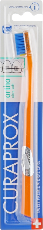 Зубная щетка, оранжевая - Curaprox CS 5460 Ultra Soft Ortho — фото N1