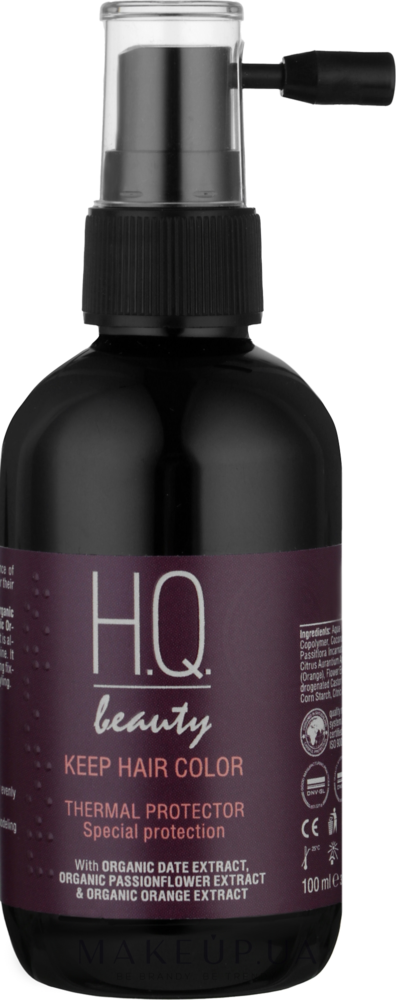 Термозащитный спрей для всех типов волос - H.Q.Beauty Keep Hair Color Thermal Protector — фото 100ml