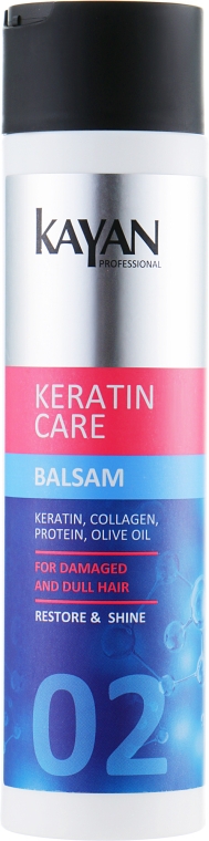 Бальзам для поврежденных и тусклых волос - Kayan Professional Keratin Care Balsam 