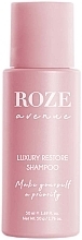 Розкішний відновлювальний шампунь для волосся - Roze Avenue Luxury Restore Shampoo Travel Size — фото N1
