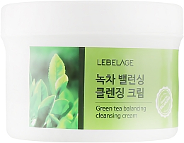 Духи, Парфюмерия, косметика Очищающий крем для лица - Lebelage Green Tea Balancing Cleansing Cream